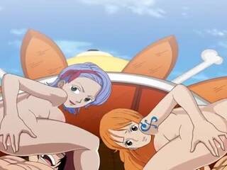Nami et Nojiko dans un hentai plein de plaisir sexuel